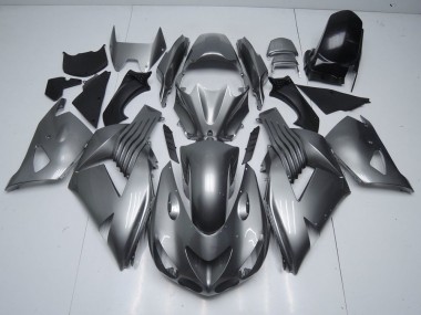 Carénage Kawasaki ZX14R ZZR 1400 2006-2011 - Brillant Gris Bon Marché