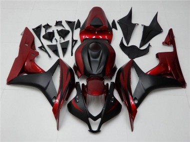 Carénages Honda CBR 600 RR 2007-2008 - Rouge Noir Bon Marché