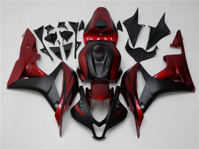 Carénages Honda CBR 600 RR 2007-2008 - Rouge Noir Bon Marché Carénages Honda CBR 600 RR 2007-2008 - Rouge Noir Bon Marché