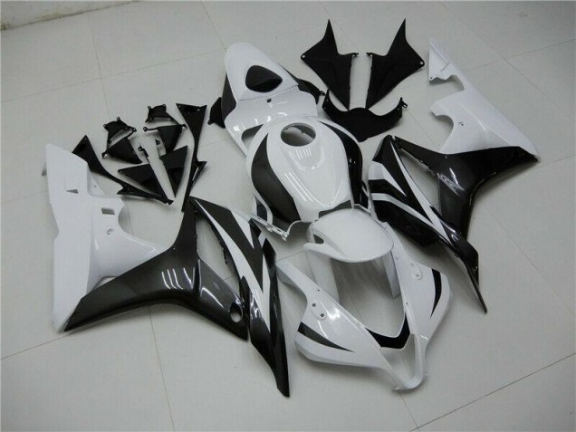 Carénages Honda CBR 600 RR 2007-2008 - Blanc Noir Bon Marché
