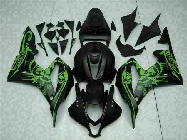 Carénage Honda CBR 600 RR 2007-2008 - Noir Vert Bon Marché Carénage Honda CBR 600 RR 2007-2008 - Noir Vert Bon Marché