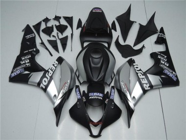 Carénage Honda CBR 600 RR 2007-2008 - Argent Repsol Noir Bon Marché