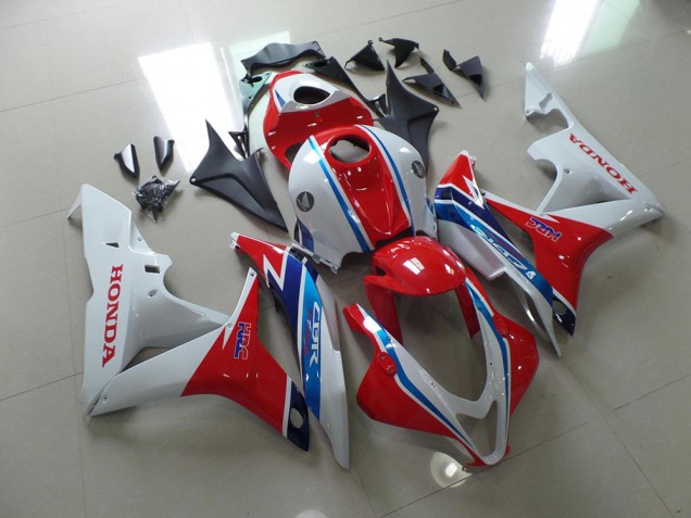 Carénage Honda CBR 600 RR 2007-2008 - Blanc Rouge Bleu HRC Bon Marché Carénage Honda CBR 600 RR 2007-2008 - Blanc Rouge Bleu HRC Bon Marché