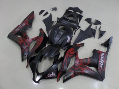 Carénages Honda CBR 600 RR 2007-2008 - Noir Rouge Bon Marché