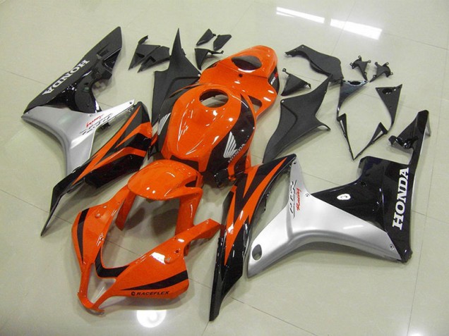 Carénages Honda CBR 600 RR 2007-2008 - Orange Argent Noir Bon Marché Carénages Honda CBR 600 RR 2007-2008 - Orange Argent Noir Bon Marché