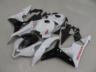 Carénage Honda CBR 600 RR 2007-2008 - Blanc Noir Bon Marché