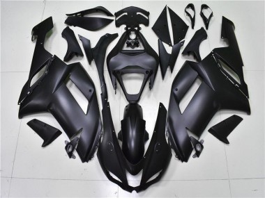 Carénage Kawasaki ZX6R 2007-2008 - Noir Mat Bon Marché