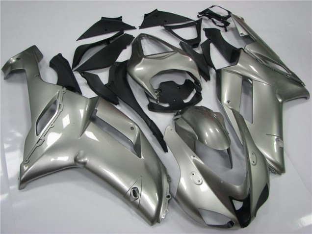 Carénage Kawasaki ZX6R 2007-2008 - Gris Bon Marché Carénage Kawasaki ZX6R 2007-2008 - Gris Bon Marché