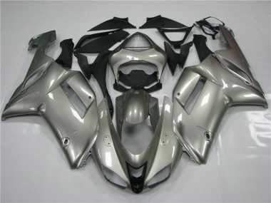 Carénage Kawasaki ZX6R 2007-2008 - Gris Bon Marché