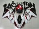 Carénage Kawasaki ZX6R 2007-2008 - Blanc Noir Rouge Bon Marché Carénage Kawasaki ZX6R 2007-2008 - Blanc Noir Rouge Bon Marché