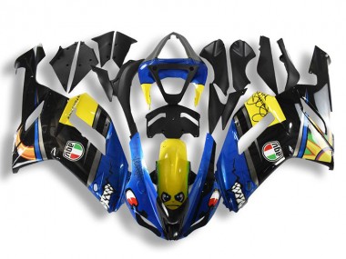 Carénage Kawasaki ZX6R 2007-2008 - Bleu Requin Bon Marché