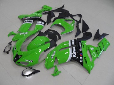Carénage Kawasaki ZX6R 2007-2008 - Vert Arrow Bon Marché