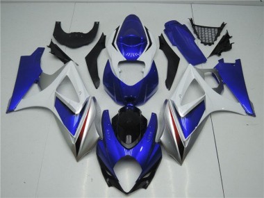 Kit Carénages & Plastique Suzuki GSXR 1000 K7 2007-2008 - Bleu Blanc Bon Marché