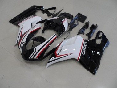 Carénage Ducati 848 1098 1198 2007-2014 - Noir Tricolore Bon Marché