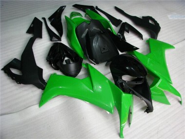 Carénage Kawasaki ZX10R 2008-2010 - Vert Noir Bon Marché