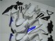 Carénage Suzuki GSXR 600 / 750 K8 2008-2010 - Blanc Argent Bleu Bon Marché Carénage Suzuki GSXR 600 / 750 K8 2008-2010 - Blanc Argent Bleu Bon Marché