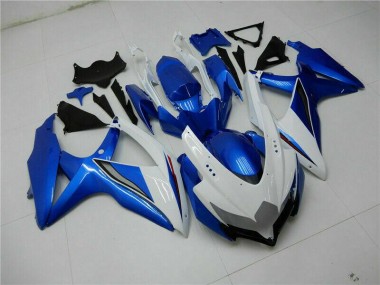 Kit Carénages & Plastique Suzuki GSXR 600 / 750 K8 2008-2010 - Bleu Blanc Bon Marché