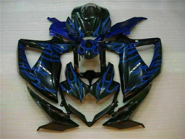 Carénages Suzuki GSXR 600 / 750 K8 2008-2010 - Bleu Noir Bon Marché Carénages Suzuki GSXR 600 / 750 K8 2008-2010 - Bleu Noir Bon Marché