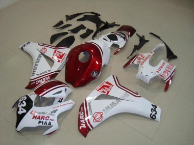 Carénage Honda CBR 1000 RR 2008-2011 - Blanc Rouge HARC Pro PIAA 634 Bon Marché
