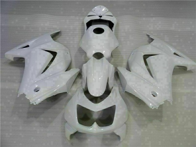 Carénage Kawasaki EX250 2008-2012 - Blanc Bon Marché Carénage Kawasaki EX250 2008-2012 - Blanc Bon Marché