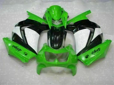 Kit Carénages Kawasaki EX250 2008-2012 - Vert Noir Ninja Bon Marché