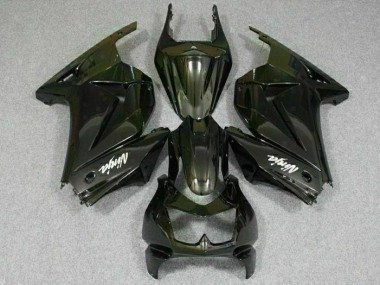 Kit Carénages Kawasaki EX250 2008-2012 - Noir Bon Marché