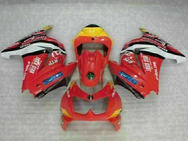 Carénage Kawasaki EX250 2008-2012 - Rouge Jaune Bon Marché