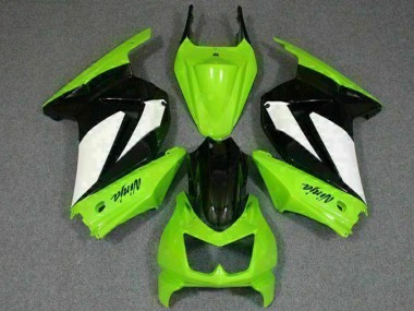 Carrosserie Kawasaki EX250 2008-2012 - Vert Noir Ninja Bon Marché