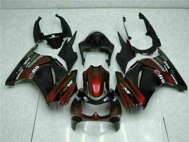 Kit Carénages & Plastique Kawasaki EX250 2008-2012 - Noir Bon Marché Kit Carénages & Plastique Kawasaki EX250 2008-2012 - Noir Bon Marché
