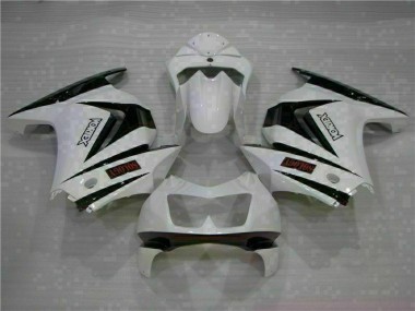 Carénage Kawasaki EX250 2008-2012 - Blanc Noir Bon Marché