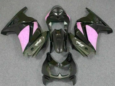 Carénage Kawasaki EX250 2008-2012 - Noir Rose Ninja Bon Marché