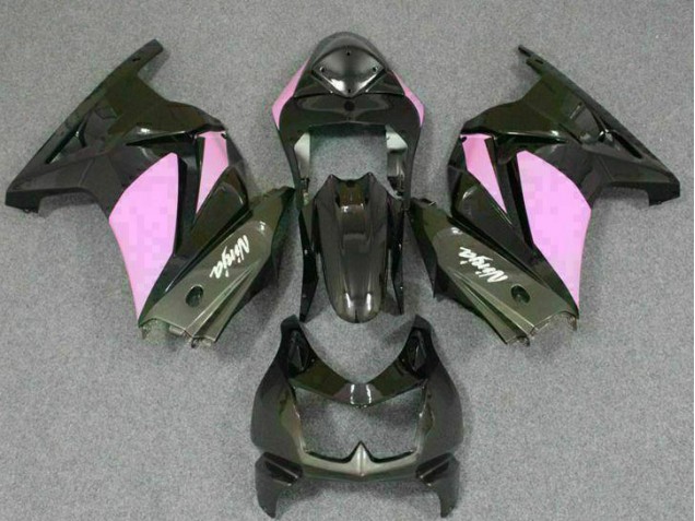 Carénage Kawasaki EX250 2008-2012 - Noir Rose Ninja Bon Marché Carénage Kawasaki EX250 2008-2012 - Noir Rose Ninja Bon Marché