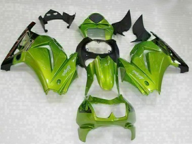 Carénage Kawasaki EX250 2008-2012 - Vert Noir Bon Marché