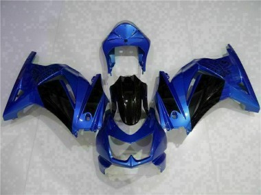 Carénage Kawasaki EX250 2008-2012 - Bleu Noir Bon Marché