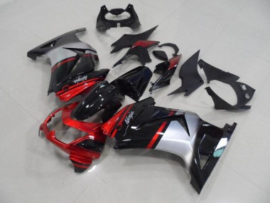 Carénage Kawasaki ZX 250R 2008-2012 - Rouge Bonbon Noir Argent Bon Marché