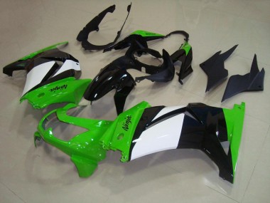 Carénage Kawasaki ZX 250R 2008-2012 - Vert Blanc Noir Bon Marché