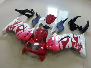 Carénage Kawasaki ZX 250R 2008-2012 - Rose Rouge Flamme Bon Marché