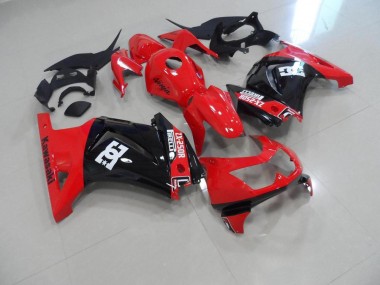 Carénage Kawasaki ZX 250R 2008-2012 - Rouge Noir Bon Marché