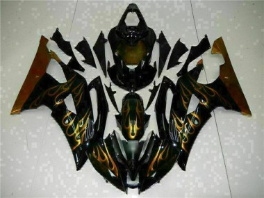 Carénages Yamaha R6 2008-2016 - Noir Bon Marché