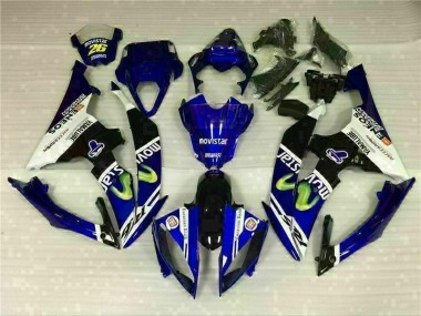 Carénages Yamaha R6 2008-2016 - Blanc Bleu Bon Marché