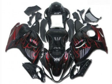 Carénages & Carrosserie Suzuki GSXR 1300 Hayabusa 2008-2019 - Noir Rouge Bon Marché