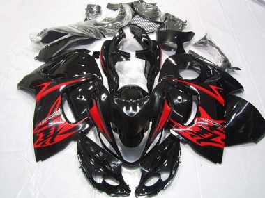 Carrosserie Suzuki GSXR 1300 Hayabusa 2008-2019 - Noir Rouge Bon Marché