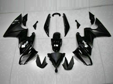Carénage Kawasaki EX650 2009-2011 - Noir Brillant Bon Marché