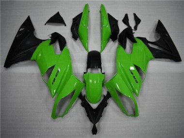 Carénage Kawasaki EX650 2009-2011 - Vert Noir Bon Marché