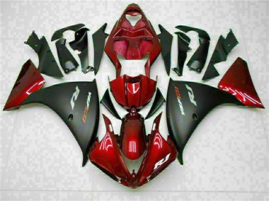 Carénages Yamaha R1 2009-2011 - Rouge Noir Bon Marché