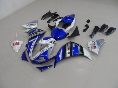 Carrosserie Yamaha R1 2009-2011 - Bleu Blanc Bon Marché