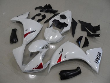 Carénage Yamaha R1 2009-2011 - Blanc Noir Bon Marché