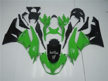 Carrosserie Kawasaki ZX6R 2009-2012 - Vert Noir Bon Marché