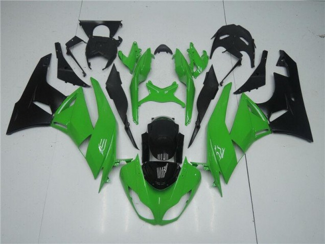 Carrosserie Kawasaki ZX6R 2009-2012 - Vert Noir Bon Marché Carrosserie Kawasaki ZX6R 2009-2012 - Vert Noir Bon Marché