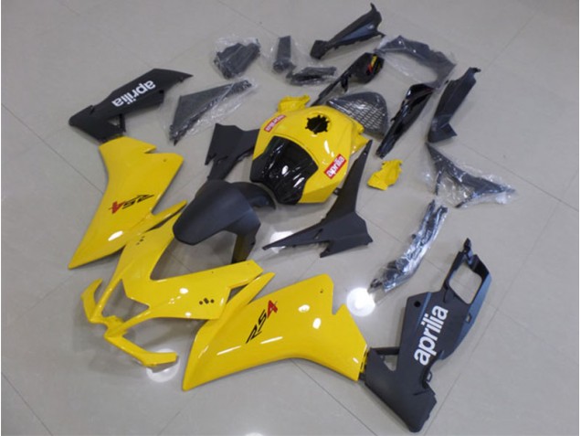 Carénage Aprilia RS4 50 125 2011-2018 - Jaune Noir Bon Marché Carénage Aprilia RS4 50 125 2011-2018 - Jaune Noir Bon Marché